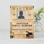 Gezocht Poster Familie reunion Barbeque Uitnodigin Kaart (Staand voorkant)