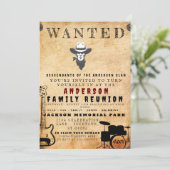 Gezocht Poster Familie reunion Barbeque Uitnodigin Kaart (Staand voorkant)