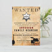 Gezocht Poster Familie reunion Barbeque Uitnodigin Kaart (Staand voorkant)