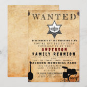 Gezocht Poster Familie reunion Barbeque Uitnodigin Kaart (Voorkant / Achterkant)