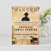 Gezocht Poster Familie reunion Barbeque Uitnodigin Kaart (Staand voorkant)