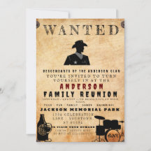 Gezocht Poster Familie reunion Barbeque Uitnodigin