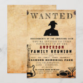 Gezocht Poster Familie reunion Barbeque Uitnodigin Kaart (Voorkant / Achterkant)