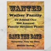 Gezocht Poster Flyer (Voorkant)