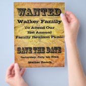 Gezocht Poster Flyer (Hand)