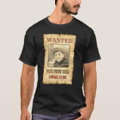 Gezocht Poster |  foto van Wilde West Template T T-shirt (Voorkant)