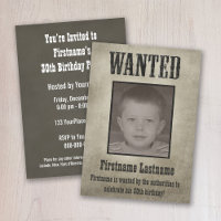 GEZOCHT Poster Funny Birthday