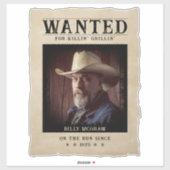 Gezocht Poster Grappige  foto Sticker (Vel)