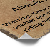 Gezocht Poster Gunslinger (Hoek)