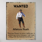 Gezocht Poster Gunslinger (Voorkant)