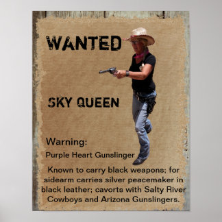 Gezocht Poster Gunslinger