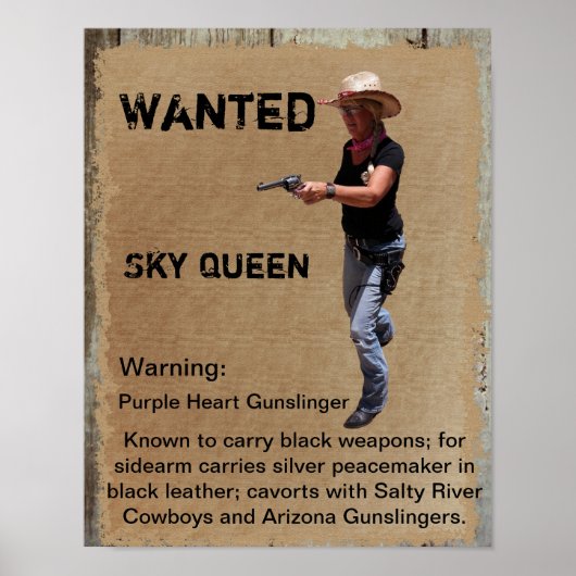 Gezocht Poster Gunslinger (Voorkant)