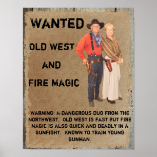 Gezocht Poster Gunslinger