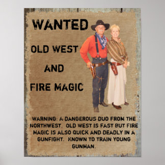Gezocht Poster Gunslinger