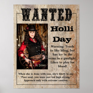 Gezocht Poster Holli Dag