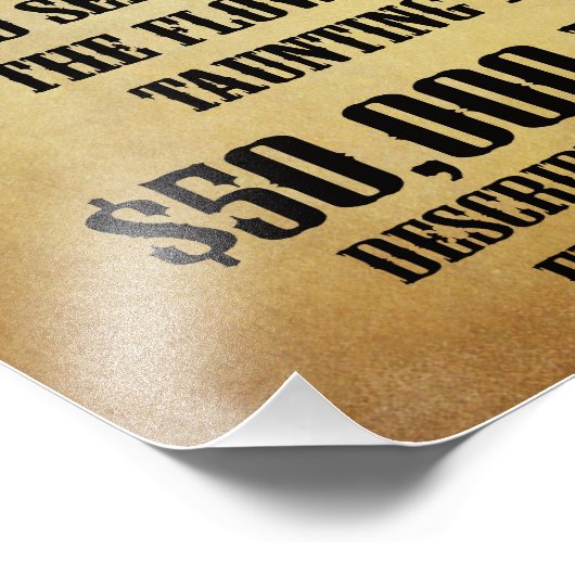 Gezocht Poster met eekhoorn (Hoek)