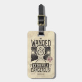 Gezocht Poster met veel en zeer gevaarlijke eigens Bagagelabel (Voorkant verticaal)