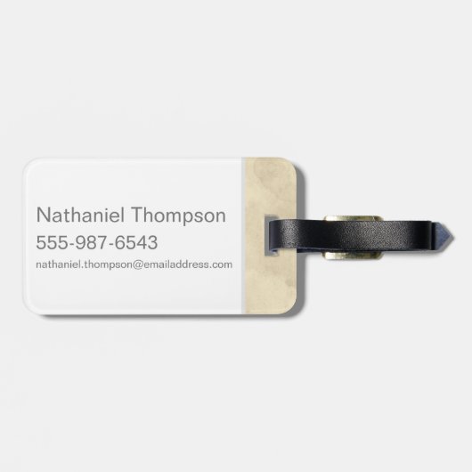 Gezocht Poster met veel en zeer gevaarlijke eigens Bagagelabel (Achterkant horizontaal)