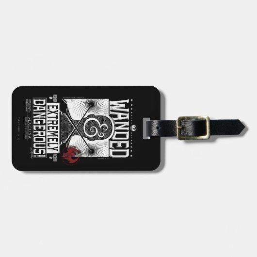 Gezocht Poster met veel en zeer gevaarlijke eigens Bagagelabel (Voorkant horizontaal)