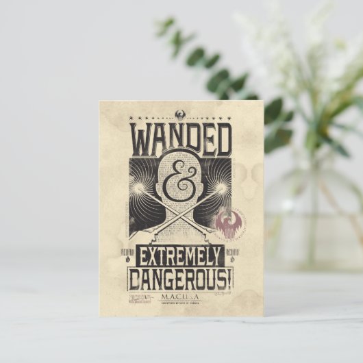 Gezocht Poster met veel en zeer gevaarlijke eigens Briefkaart (Staand voorkant)
