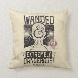 Gezocht Poster met veel en zeer gevaarlijke eigens Kussen