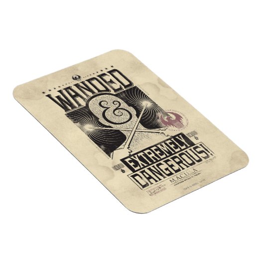 Gezocht Poster met veel en zeer gevaarlijke eigens Magneet (Rechterzijde)
