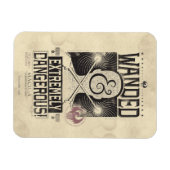 Gezocht Poster met veel en zeer gevaarlijke eigens Magneet (Horizontaal)