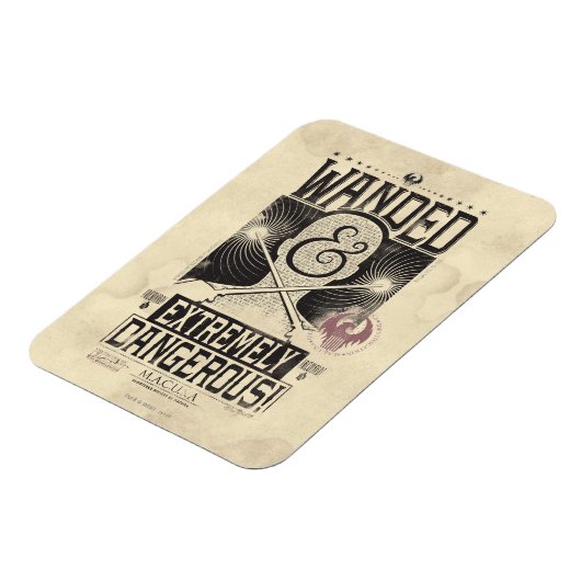 Gezocht Poster met veel en zeer gevaarlijke eigens Magneet (Linkerzijde)