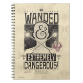 Gezocht Poster met veel en zeer gevaarlijke eigens Notitieboek (Voorkant)