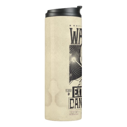 Gezocht Poster met veel en zeer gevaarlijke eigens Thermosbeker (Gedraaid links)