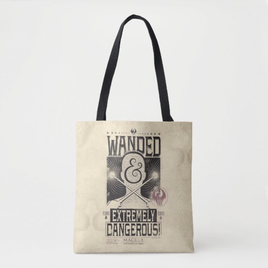 Gezocht Poster met veel en zeer gevaarlijke eigens Tote Bag (Voorkant)