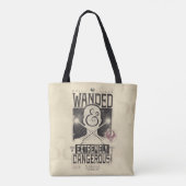 Gezocht Poster met veel en zeer gevaarlijke eigens Tote Bag (Achterkant)