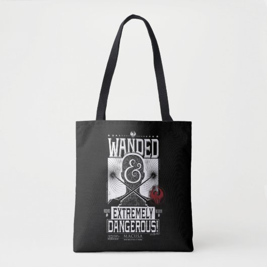Gezocht Poster met veel en zeer gevaarlijke eigens Tote Bag (Voorkant)