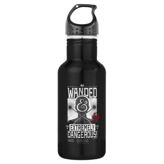Gezocht Poster met veel en zeer gevaarlijke eigens Waterfles (Voorkant)