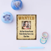 Gezocht Poster Oude Foto Flyer (Enkel)