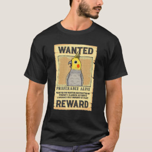 Gezocht Poster Parrot I Cockatiel T-shirt