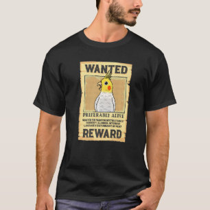 Gezocht Poster Parrot I Lutino Cockatiel T-shirt