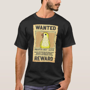 Gezocht Poster Parrot I Yellow Lutino Monk Paraket T-shirt
