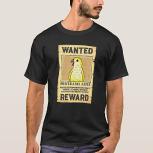 Gezocht Poster Parrot I Yellow Lutino Monk Paraket T-shirt
