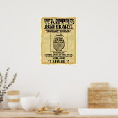 Gezocht Poster - Santa Claus (Keuken)