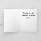 Gezocht Poster Santa Feestdagen Kaart (Binnen)