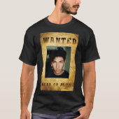 Gezocht Poster  T-shirt (Voorkant)