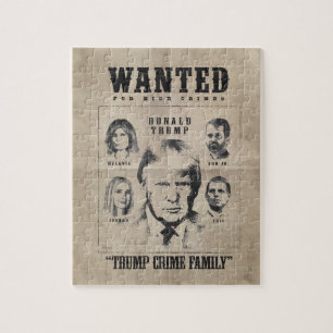 Gezocht Poster: Trump Crime Family Legpuzzel
