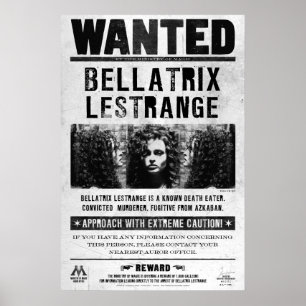 Gezocht Poster van Bellatrix Lestrange