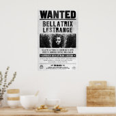 Gezocht Poster van Bellatrix Lestrange (Keuken)