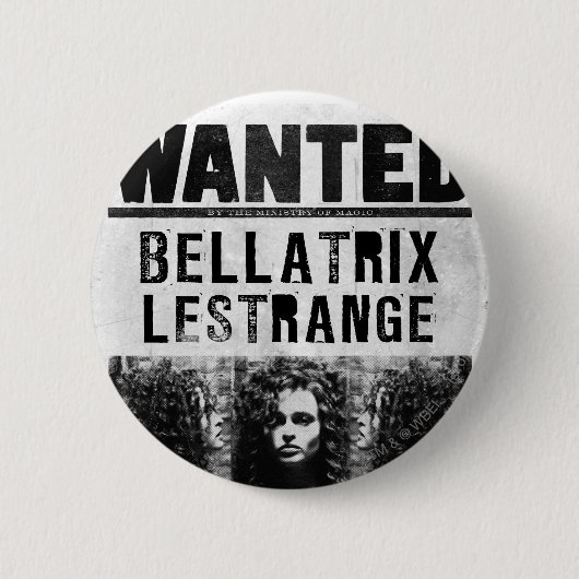 Gezocht Poster van Bellatrix Lestrange Ronde Button 5,7 Cm (Voorkant)