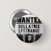 Gezocht Poster van Bellatrix Lestrange Ronde Button 5,7 Cm (Voorkant /achterkant)