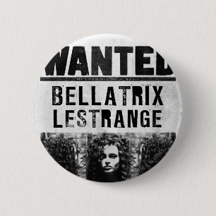 Gezocht Poster van Bellatrix Lestrange Ronde Button 5,7 Cm