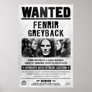 Gezocht Poster van Fenrir Greyback