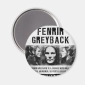Gezocht Poster van Fenrir Greyback Magneet (Voorkant / Achterkant)